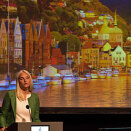 6. juni: Kronprinsesse Mette-Marit taler om HIV på konferansen om reisemedisin i Bergen 6. juni 2014 (Foto: Carl-Fredrik Hammersland)